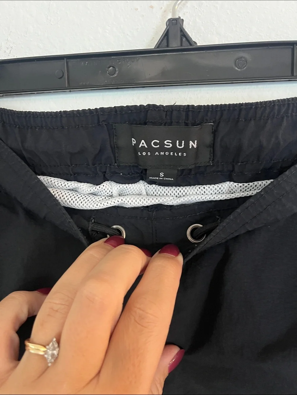 PacSun Black Swim Trunks